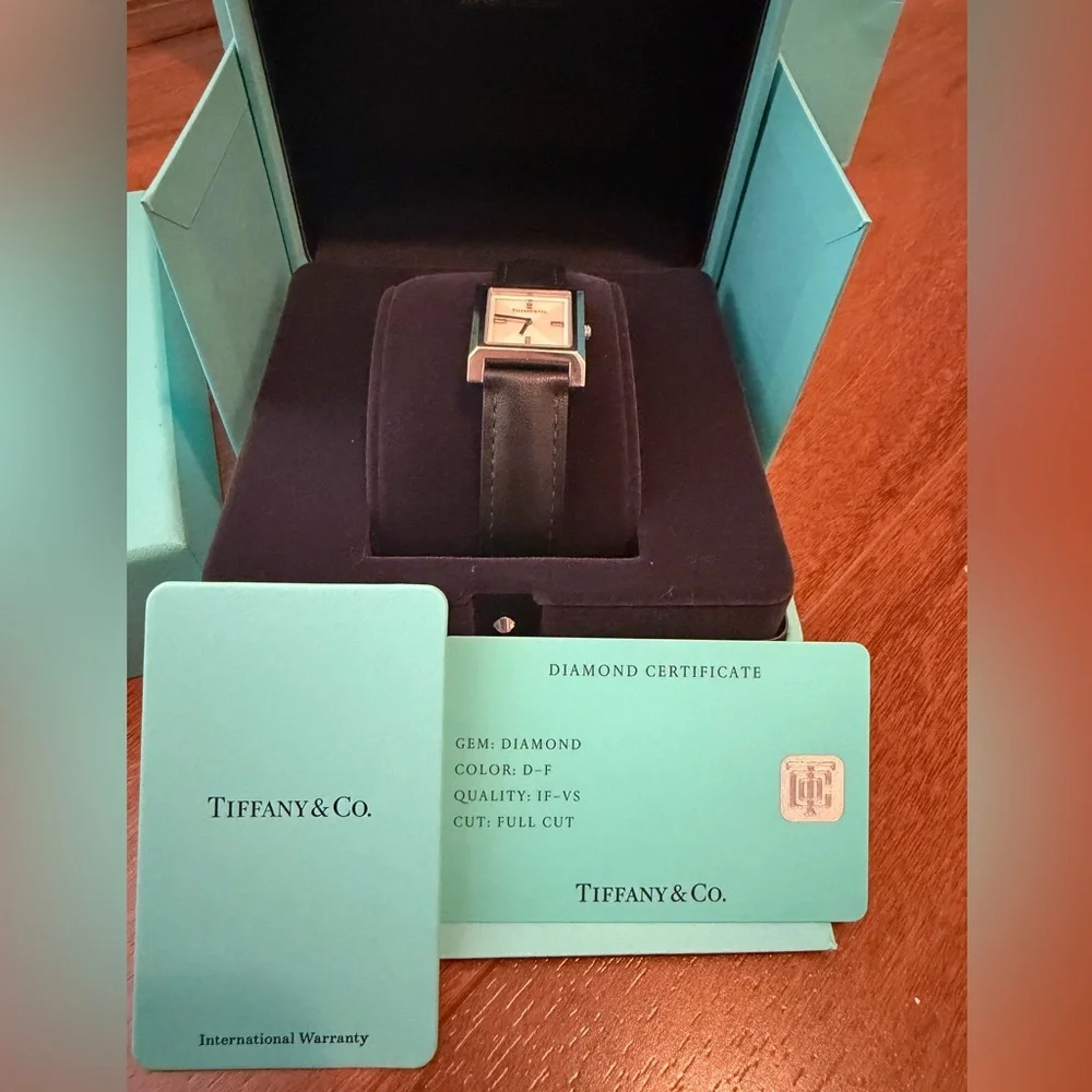 Tiffany & Co. 1837 Makers watch stainless steel with diamond and rose gold